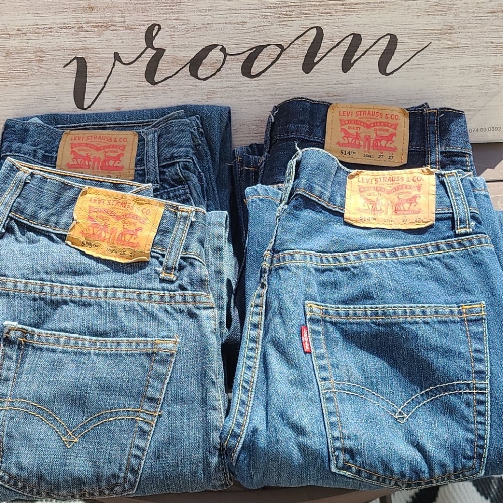 Levi Strauss Denim Jeans Lot of 4